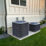 Double,Ac,Units,Outside,White,Brick,Home,With,Green,Landscape